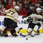 Brad Marchand Patrice Bergeron Bruins