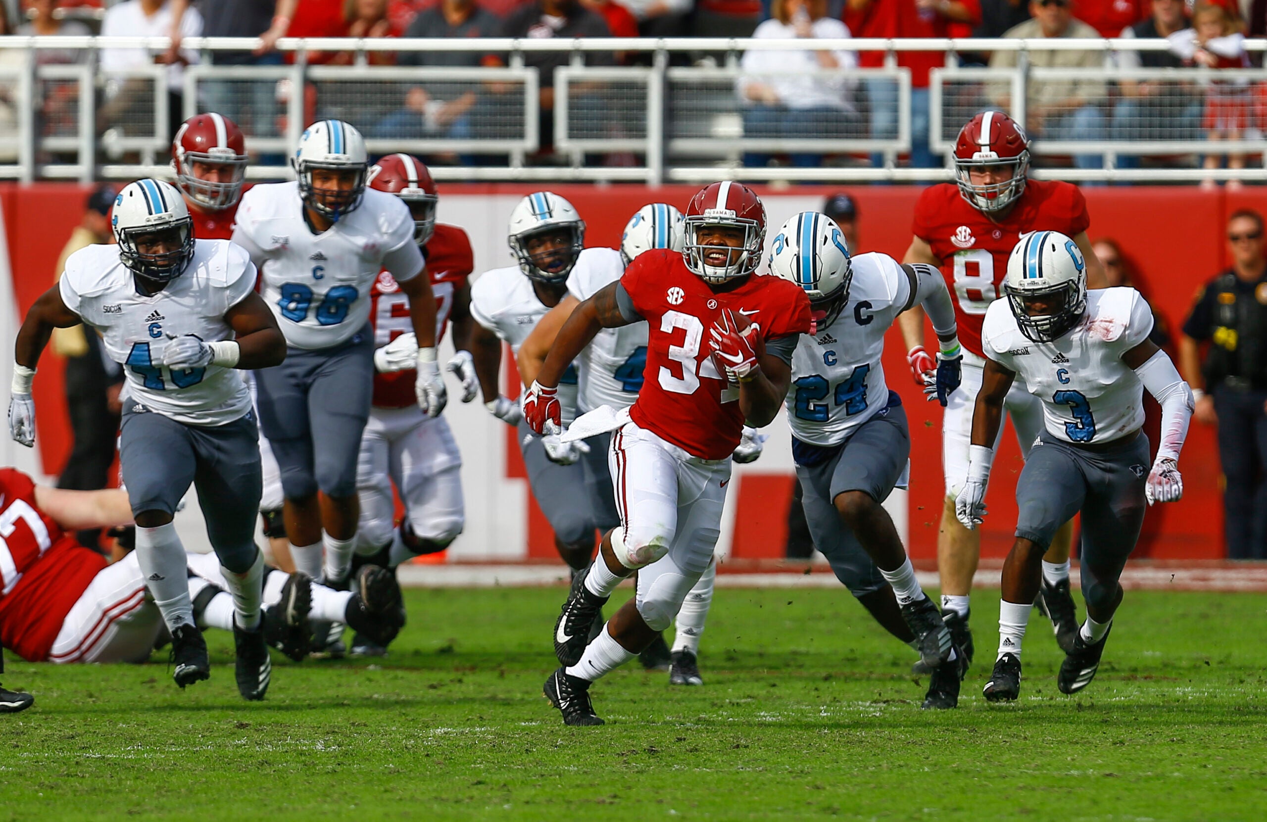 Damien Harris, Alabama Career Highlights