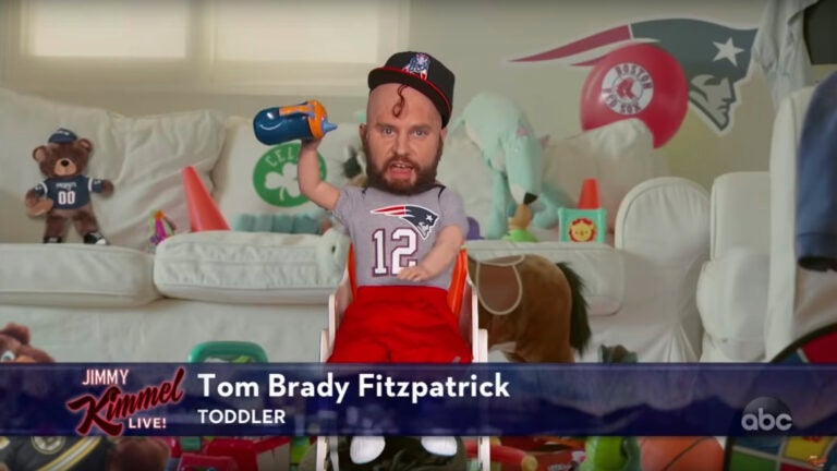 Jimmy Kimmel Checks In with Baby Tom Brady