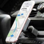 Some car phone mounts contain a power cord, so you can charge the phone while it's mounted.