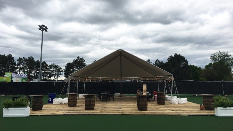 Seating in the Platinum area