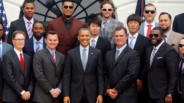 Red Sox White House visit 2013