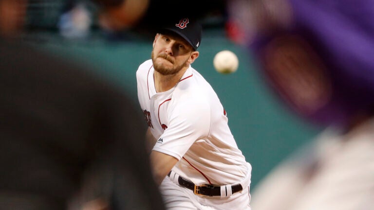 Chris Sale Red Sox Rockies MLB