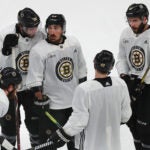 Boston Bruins NHL Hockey Scrimmage
