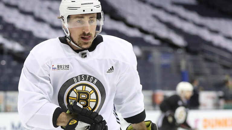 Brad Marchand says left hand is 'good' heading into Game 1