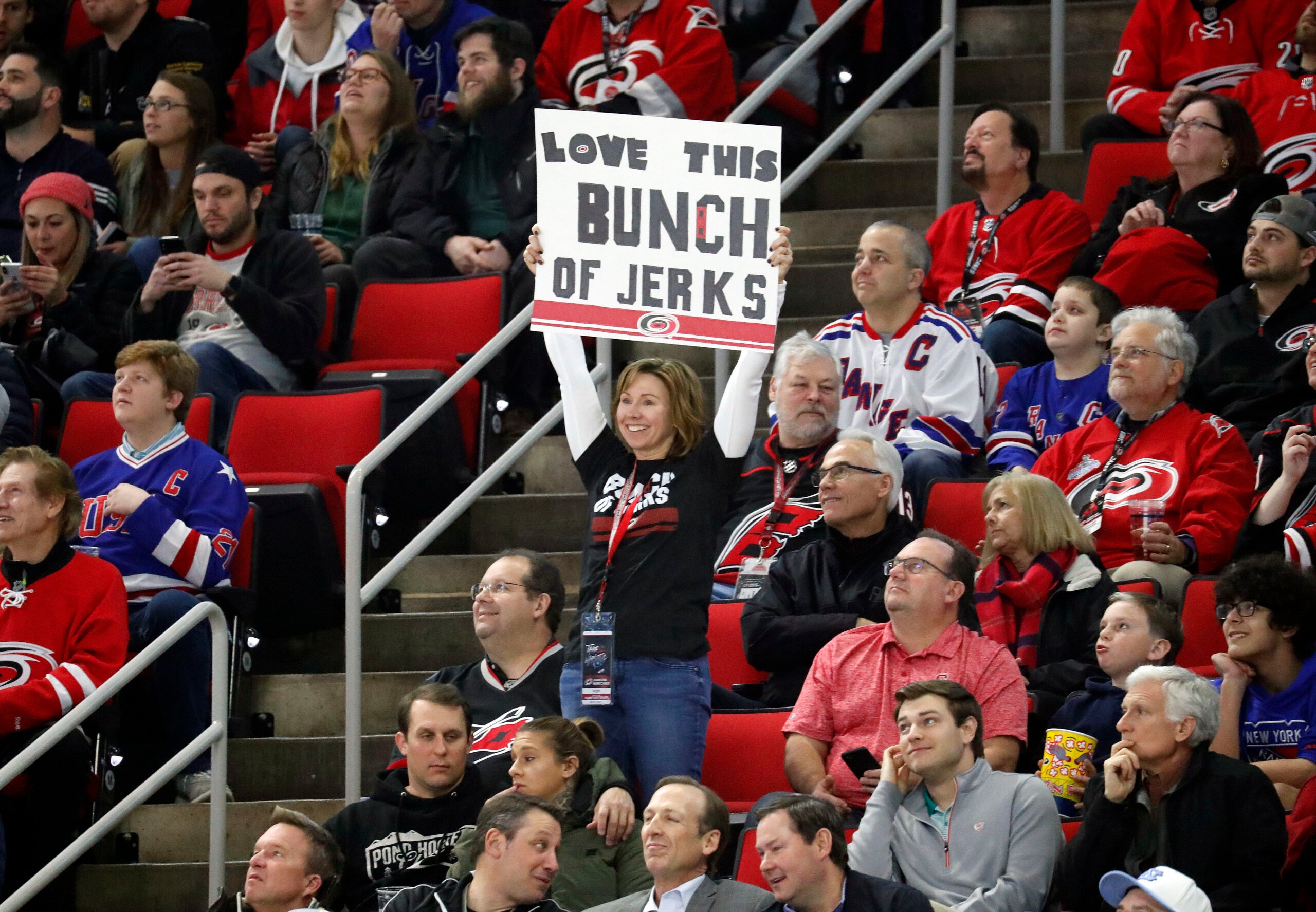 Why are the Carolina Hurricanes calling themselves a 'bunch of jerks'?