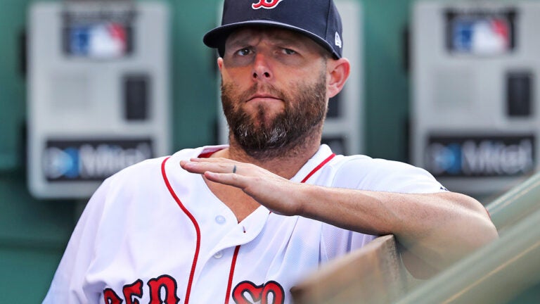 Dustin Pedroia appears to sustain injury in second base collision - NBC  Sports