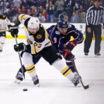 Brad Marchand Bruins NHL Blue Jackets