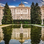 The Royal Palace of Madrid.