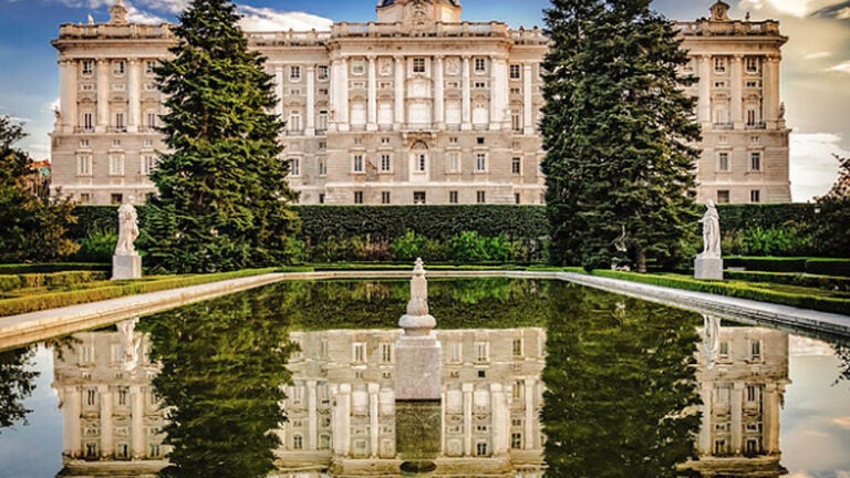 The Royal Palace of Madrid.