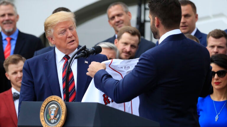 John Henry And The (White) Red Sox Trump Visit 