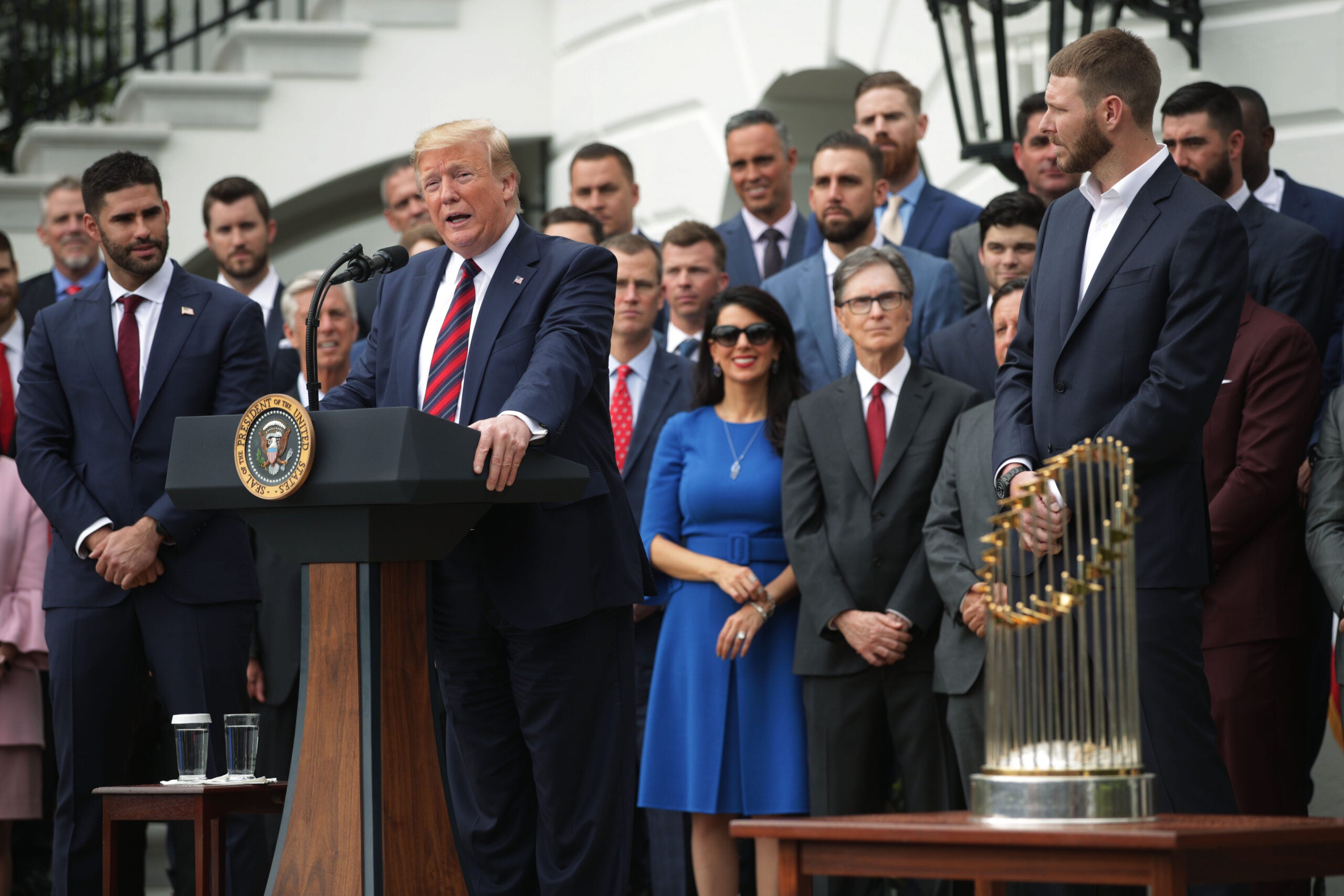 Boston Red Sox's J.D. Martinez will attend White House visit 