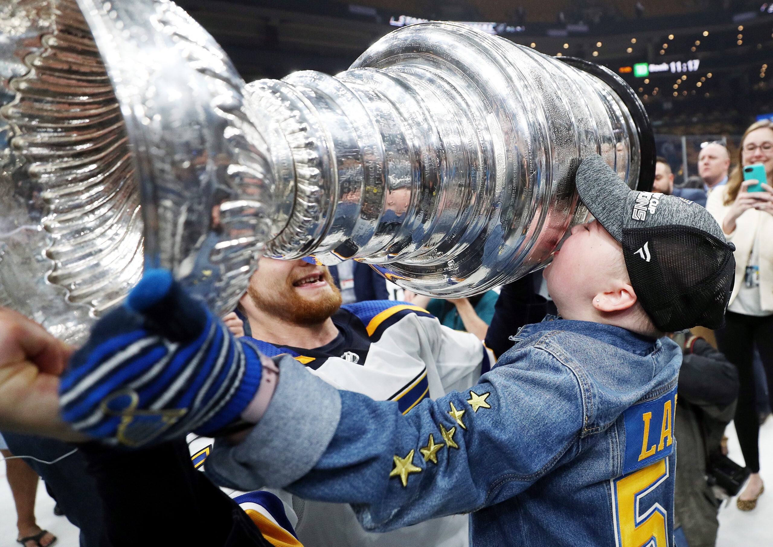 Watch Laila Anderson, St. Louis Blues superfan, celebrates with the Stanley Cup