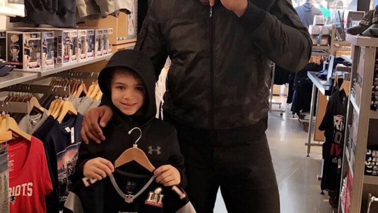 Patriots: Shawne Merriman bought his son a Tom Brady jersey