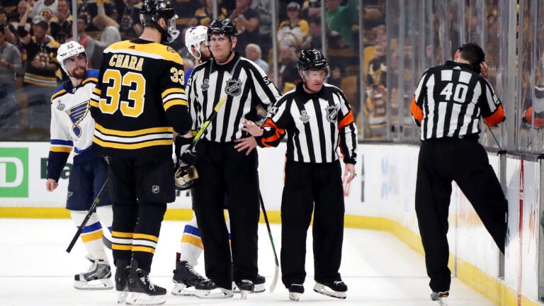 Bruins Blues Referees Stanley Cup Final NHL