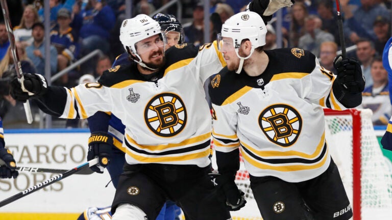 Boston Bruins Charlie Coyle Marcus Johansson