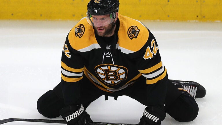 David Backes Boston Bruins NHL