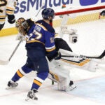 David Perron St. Louis Blues Tuukka Rask