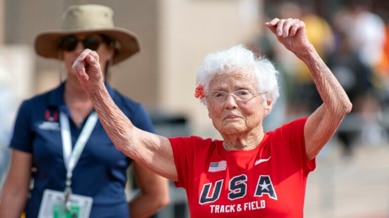 Julia Hawkins 50 Meter Dash National Senior Games