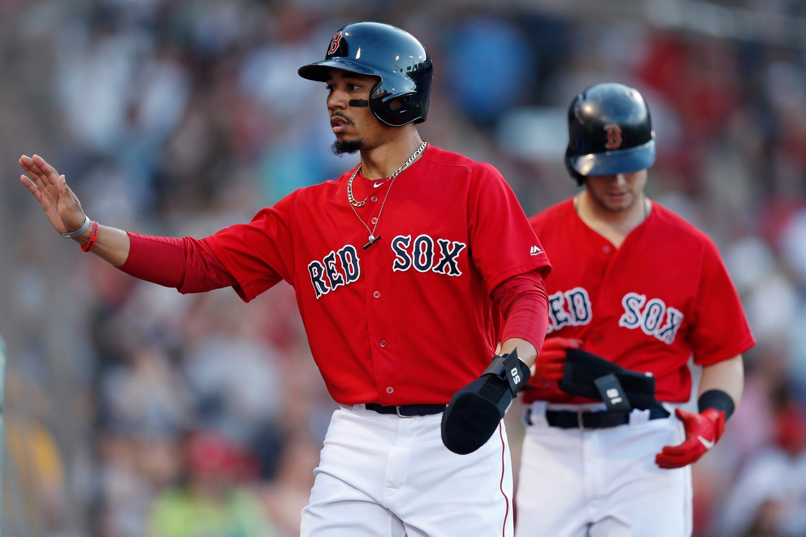 Report: Red Sox trying to 'reconfigure' part of Mookie Betts trade to avoid  deal falling apart