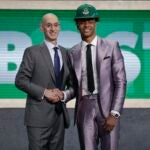 Romeo Langford Adam Silver NBA Draft