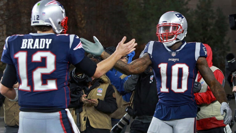 Tom Brady Josh Gordon NFL Patriots