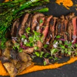 Dry-aged prime sirloin at 465 Bar and Restaurant at the Museum of Fine Arts, Boston.