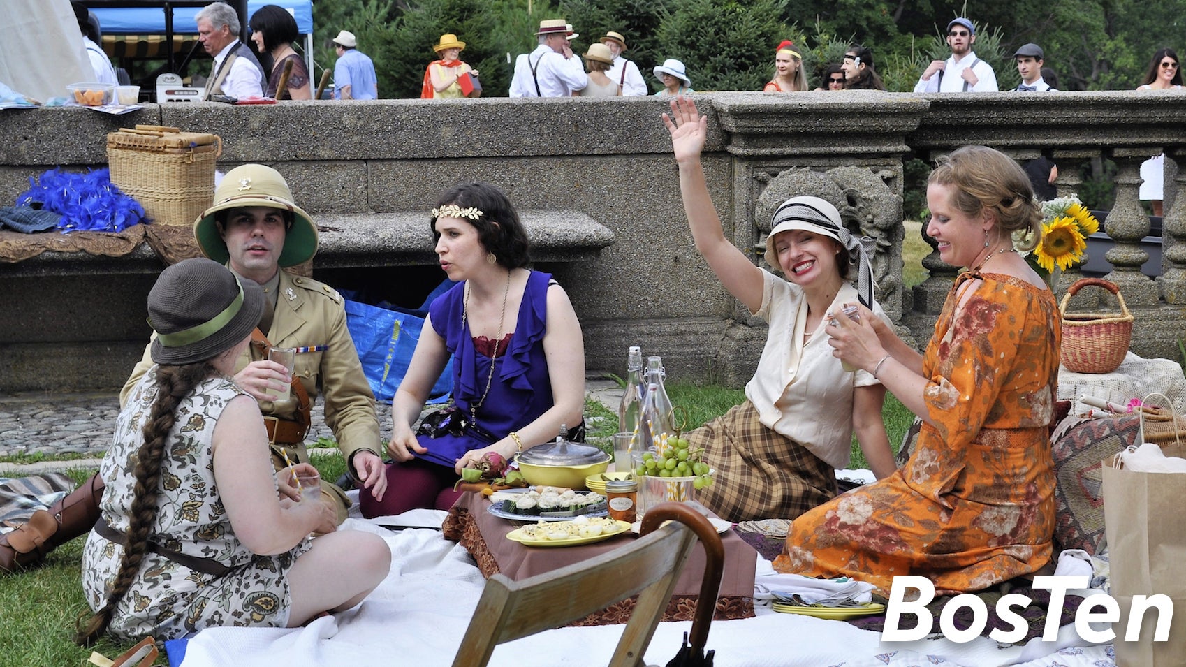 The Roaring Twenties Lawn Party at Castle Hill at the Crane Estate.