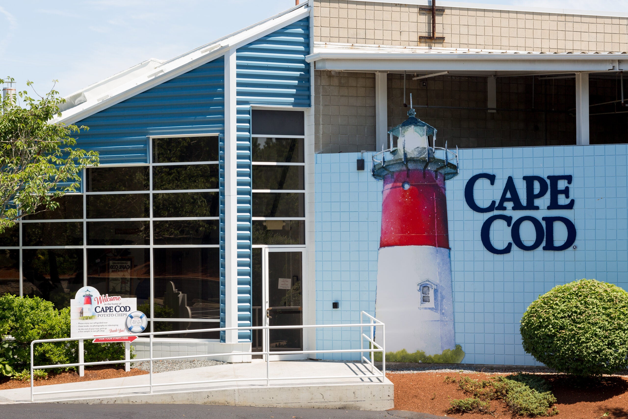 The Cape Cod Potato Chips factory has a new and improved tour