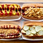 A selection of hot dogs from Roxy's Grilled Cheese