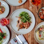 A spread of dishes at The Emory