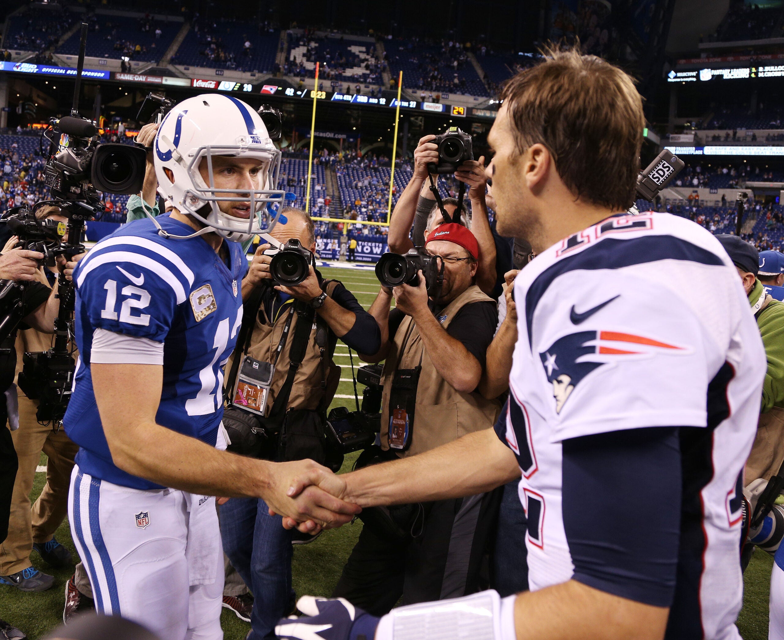 21 year age gap between Tom Brady & Mac Jones 