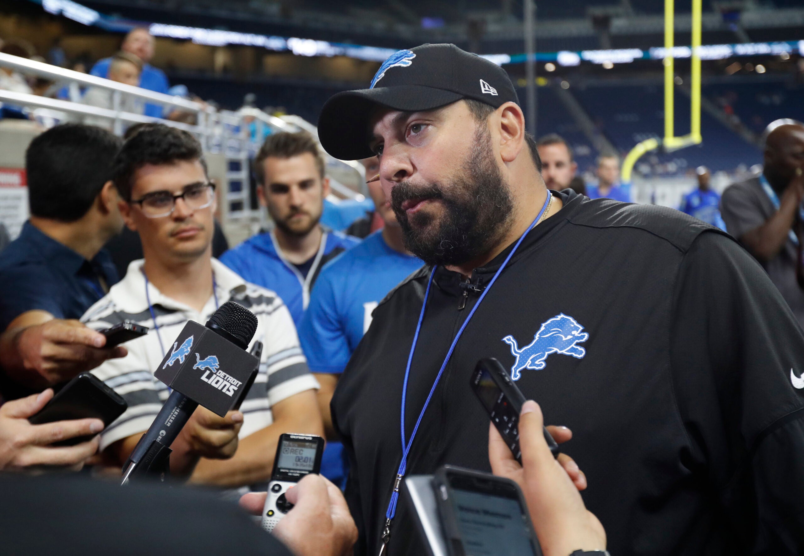 Coach Matt Patricia making his own path in Lions training camp