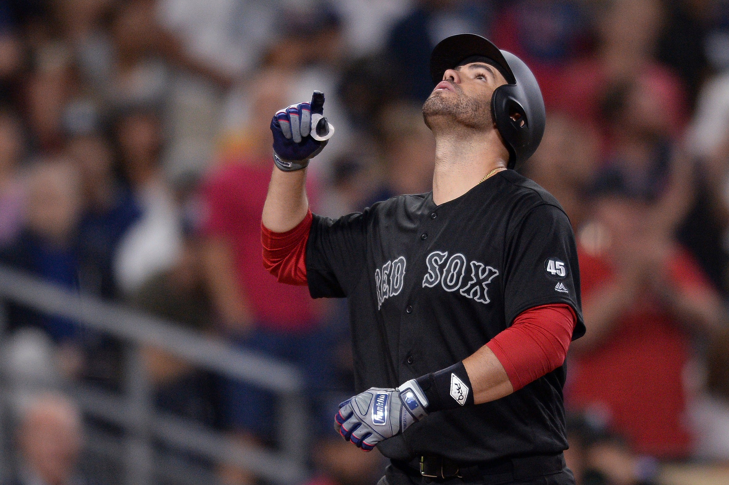 J.D. Martinez drives in 7 as Red Sox beat Padres 11-0