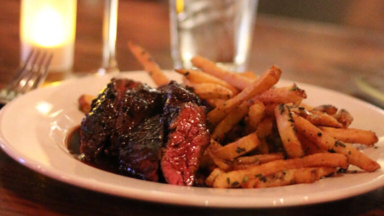 Steak frites at Navy Yard Bistro