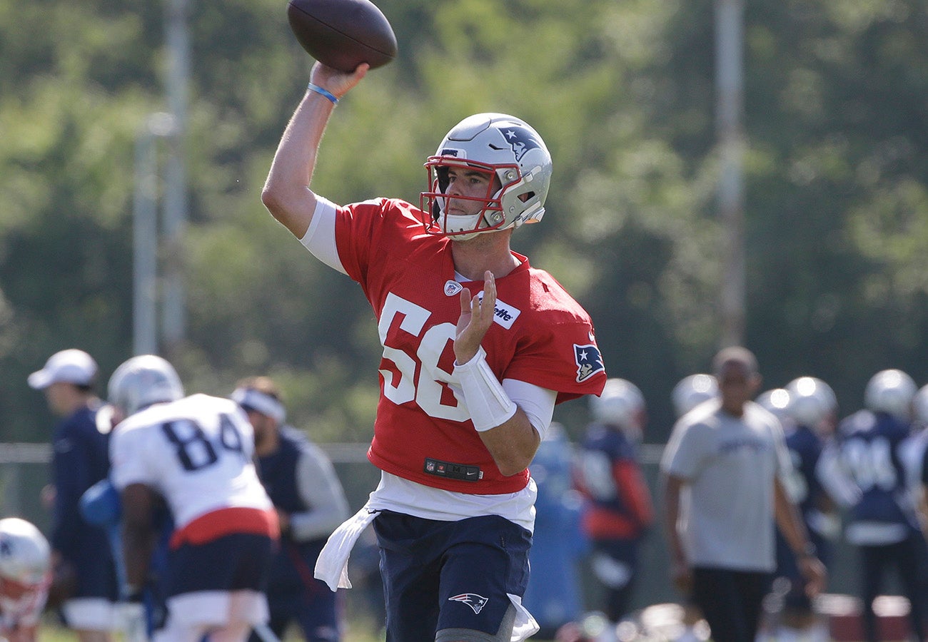 Jarrett Stidham gets first-team work in practice to allow Tom