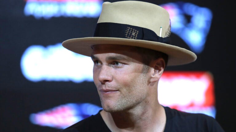 Tom Brady's hat