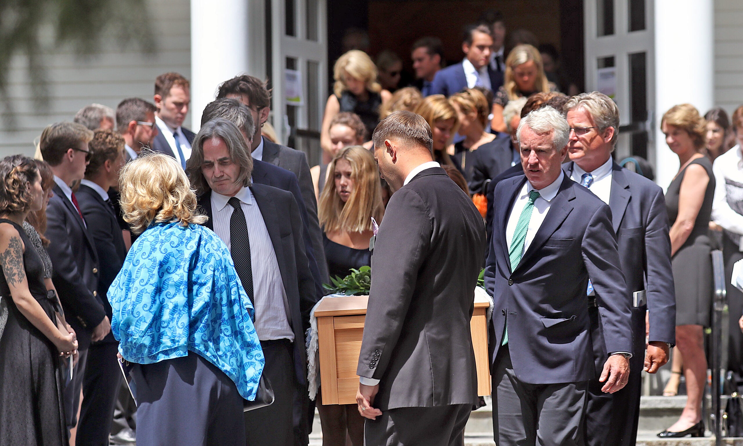 Scenes from Saoirse Kennedy Hill's funeral