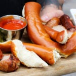 The German Platter at City Tap House