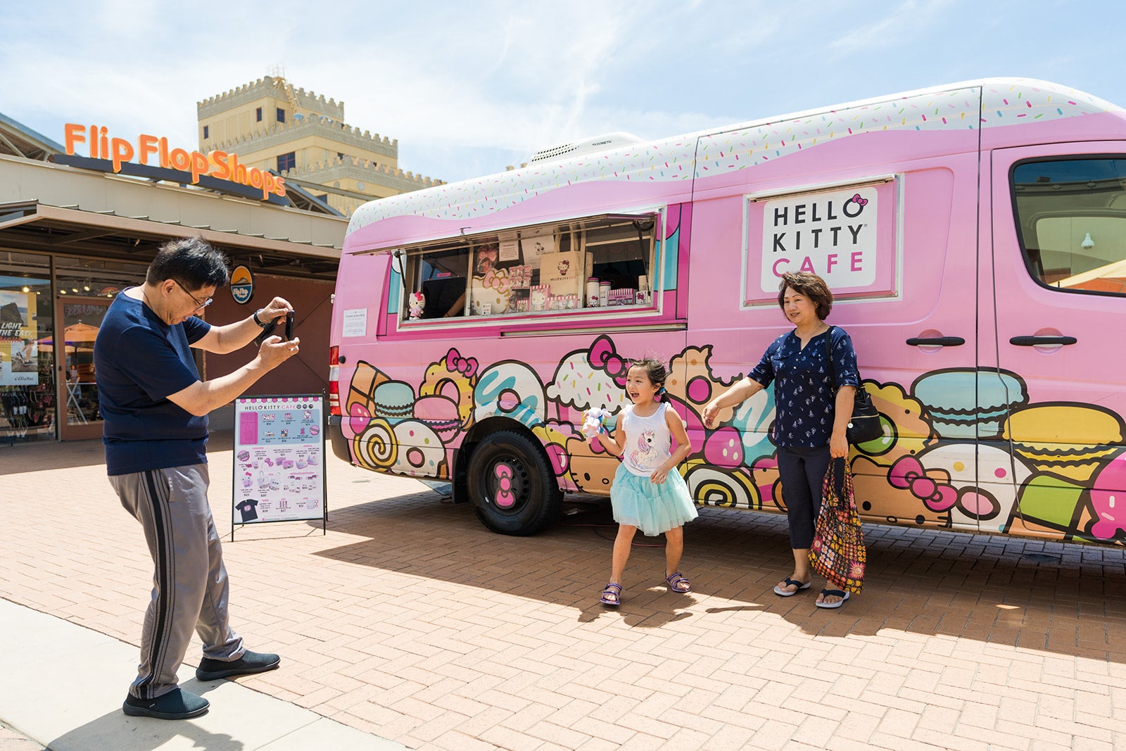 The very pink Hello Kitty Cafe Truck will stop by Somerville next