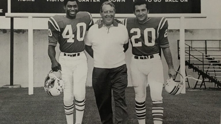 New England Patriots - With an 85-yard touchdown run on 10/22/61, Larry  Garron set the Patriots all-time record for longest rushing play. 60 years  later, we honor his place in team history.