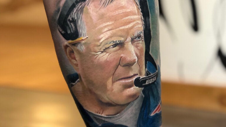 Meet the man whose body is covered in Boston sports tattoos