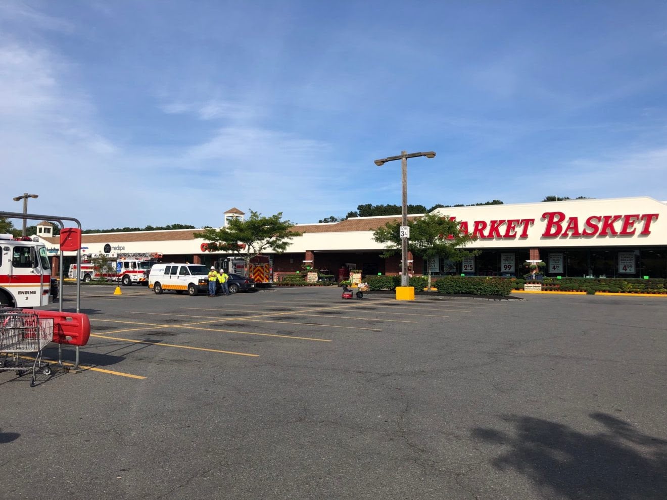 8 people taken to hospitals after a HazMat incident at a Market Basket