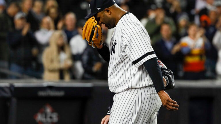 Ex-Yankees ace CC Sabathia's hitting problems: Bad tee shot nails