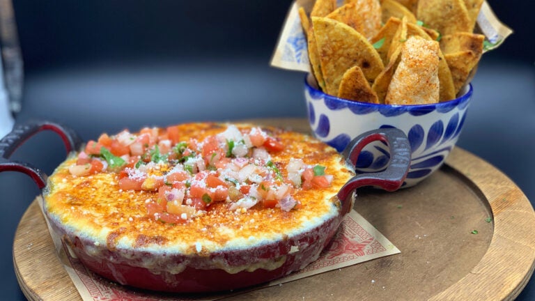 Queso fundido at Guy Fieri's Tequila Cocina