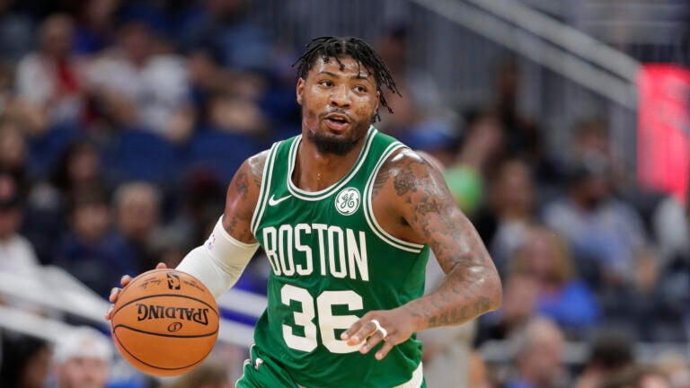 Marcus smart hot sale on kyrie