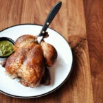 Rotisserie chicken at Shy Bird