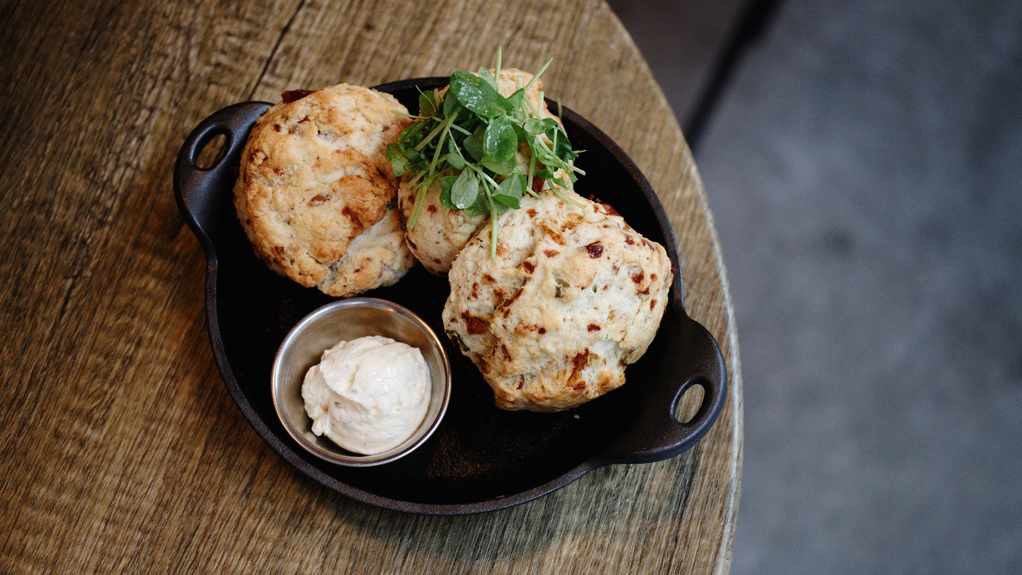 Biscuits and butter at Stillwater