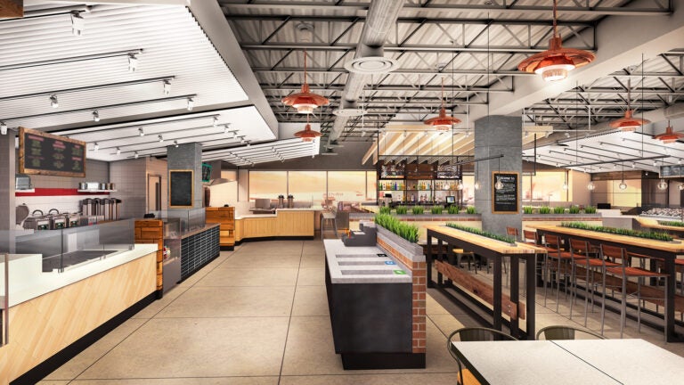 Rendering of Boston Public Market at Logan Airport