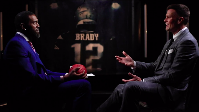 Tom Brady reconnected with ESPN's Randy Moss